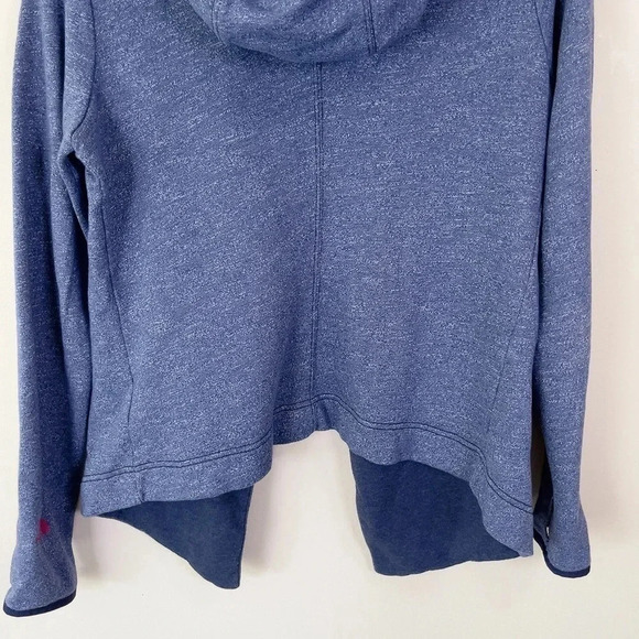 The North Face Heathered Blue Hooded Soft Open Cardigan - Picture 15 of 16